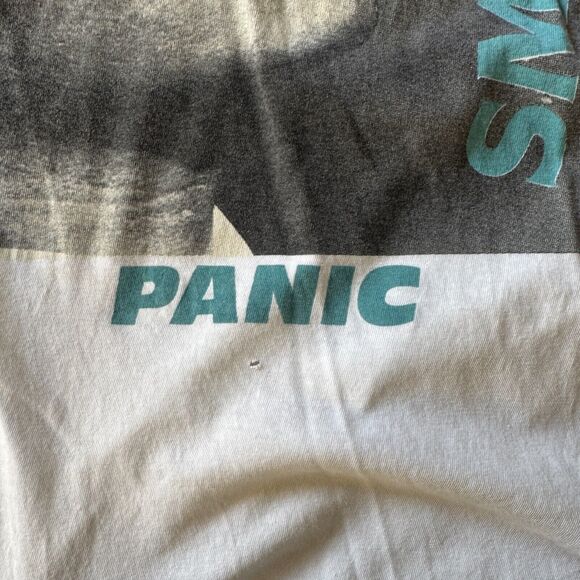 Vintage 80s 1987 The Smiths Panic Morrissey Promo Band T-Shirt Large Johnny Marr - Picture 4 of 5